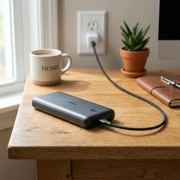 Hoe weet je of een powerbank vol is?