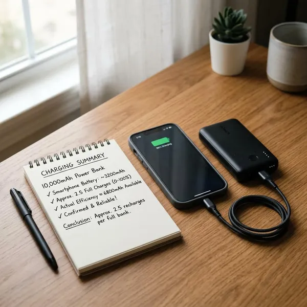 Zo haal je meer uit een powerbank van 10.000 mAh