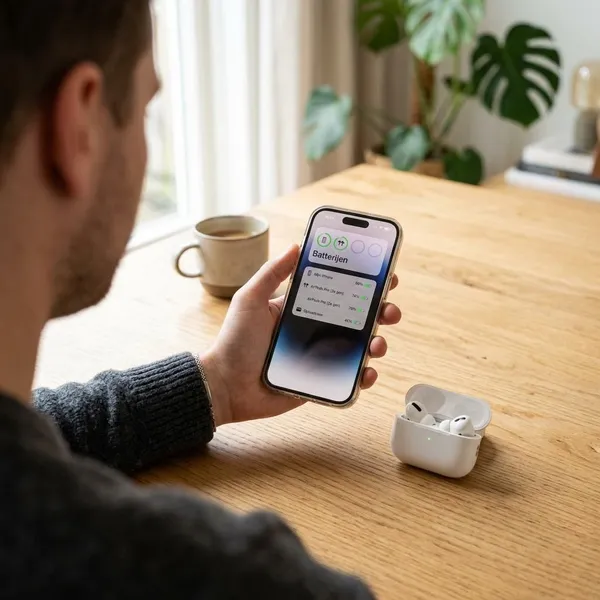 Wat het lampje op je AirPods case betekent