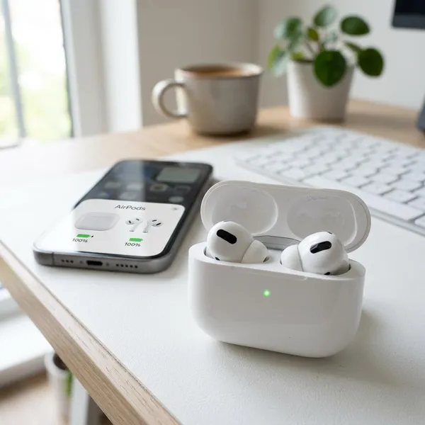 AirPods laadstatus bekijken op een Mac