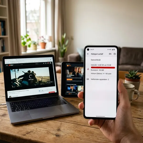 Waarom een hotspot niet vanzelf extra data verbruikt
