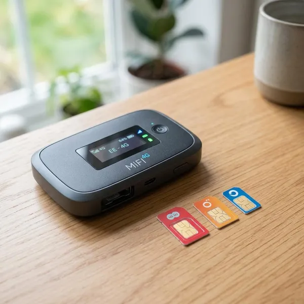 MiFi router of hotspot via je telefoon