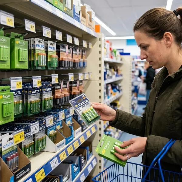 oplaadbare batterijen Action