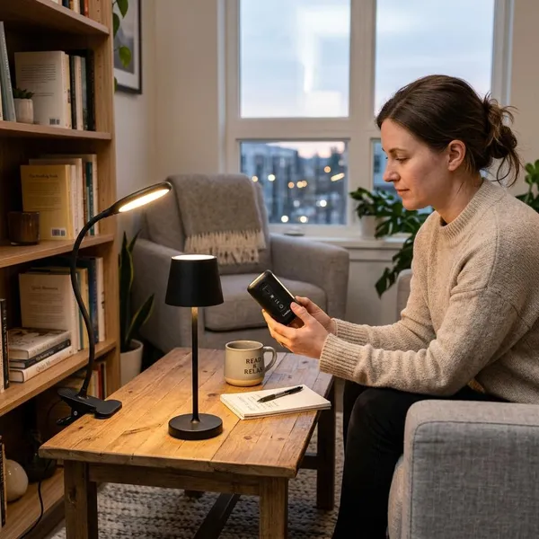 Wanneer is een oplaadbare leeslamp handig