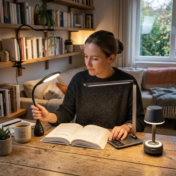 Welke soort oplaadbare leeslamp past bij jou