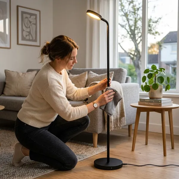 Oplaadbare vloerlamp of vloerlamp met snoer