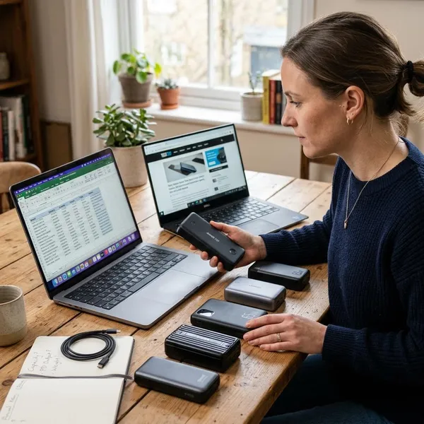 Hoe sterk moet een powerbank voor een laptop zijn