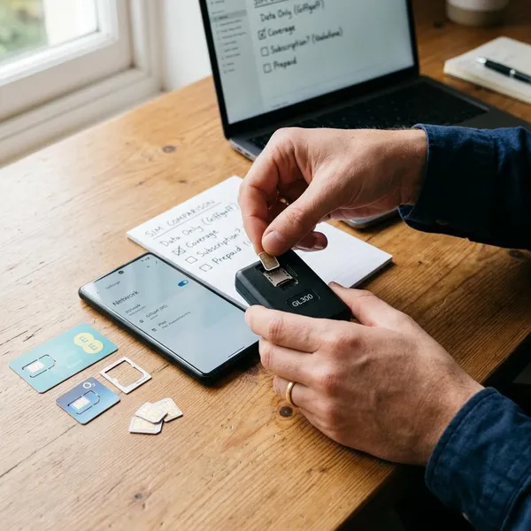 Welke simkaart werkt in een gps tracker