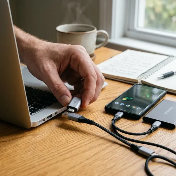 USB-A naar USB-C adapter