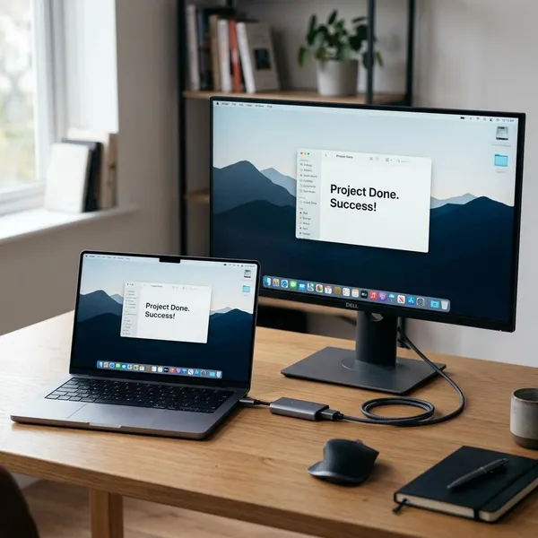 USB-C naar HDMI gebruiken met monitor tv of beamer