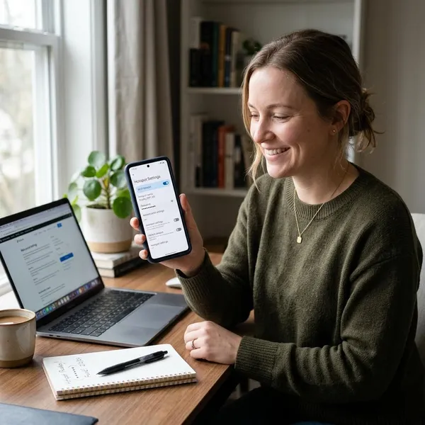 Hotspotwachtwoord veilig wijzigen