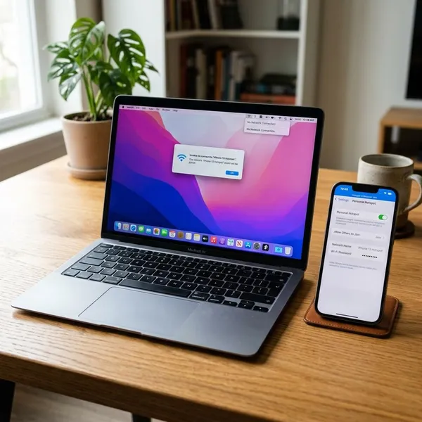 iPhone hotspot is zichtbaar maar verbinden lukt niet