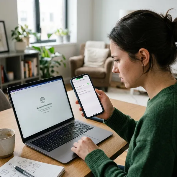 iPhone hotspot werkt niet op laptop