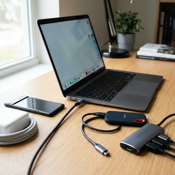 Waarvoor gebruik je een USB-C-poort?